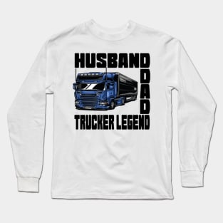 Trendy husband dad ever Long Sleeve T-Shirt